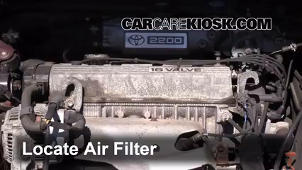 1996 Toyota Camry LE 2.2L 4 Cyl. Sedan (4 Door) Air Filter (Engine) Replace